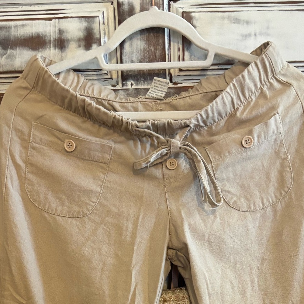 Casual Tan Women's Wide Leg Pants